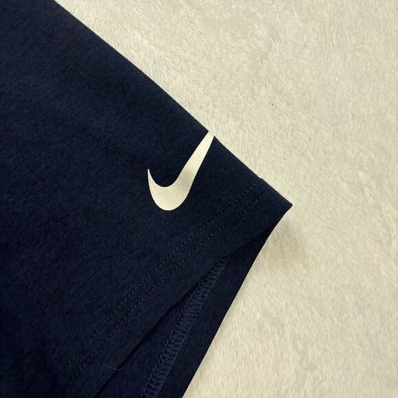 Dallas Cowboys Shirt Men Small Blue White Tee Nike Dri Fit Spell Out NFL Adult - Picture 3 of 7